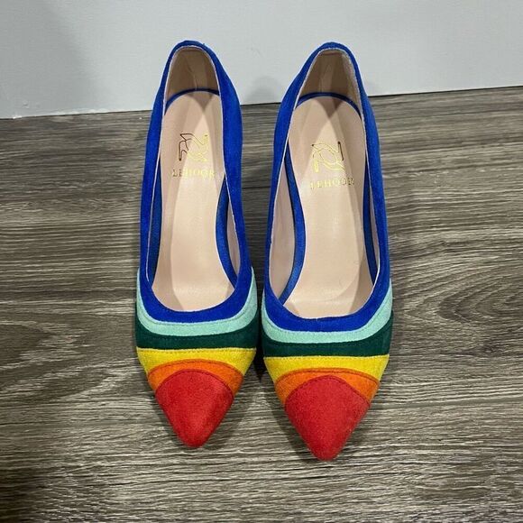 Lehoor Rainbow Heels - Picture 3 of 4